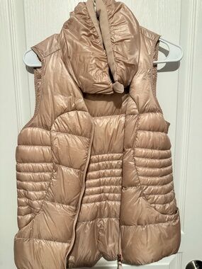 Lululemon Pack It Down Vest Women’s Metallic Blush Pink Puffer